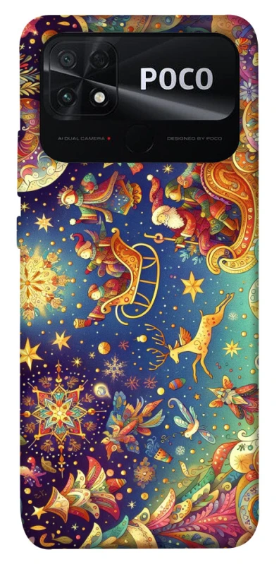 Чохол на Xiaomi Poco C40 Christmas spirit ver.10 фото 1 з 1