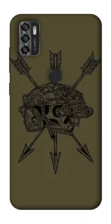 Чехол на ZTE Blade A7s (2020) Mil skull фото 1 из 1
