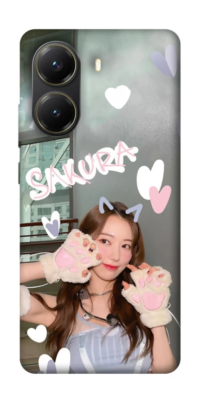 Чохол на Xiaomi Poco X7 Pro Sakura - LE SSERAFIM фото 1 з 1