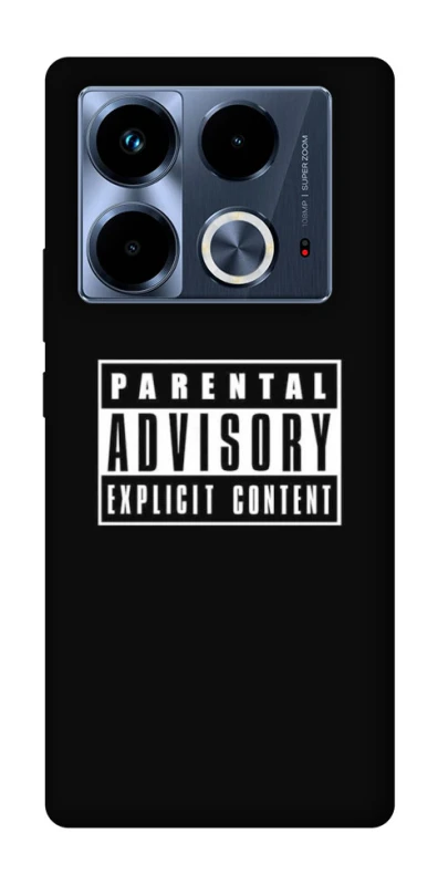 Чохол на Infinix Note 40 4G Parental Advisory Label фото 1 Чохол на Infinix Note 40 4G Parental Advisory Label фото 1 з 1