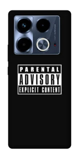 Чохол на Infinix Note 40 4G Parental Advisory Label фото 1 Чохол на Infinix Note 40 4G Parental Advisory Label фото 1 з 1