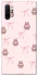 Чехол на Samsung Galaxy Note 10 Plus Pink bows and Labubus фото 1 из 1