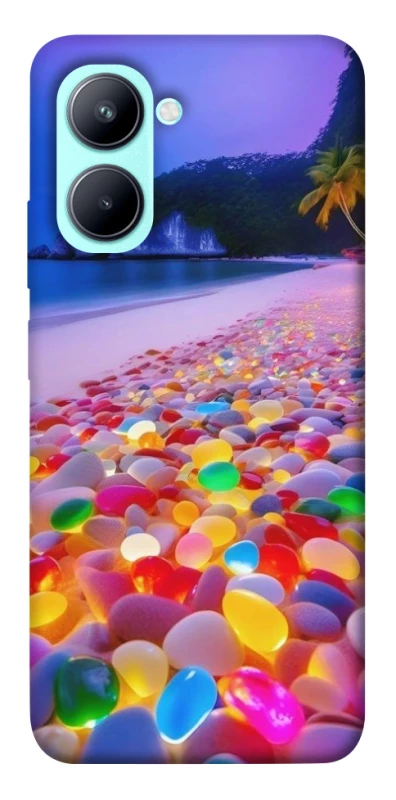 Чехол на Realme C33 Светящиеся камни на берегу фото 1 из 1