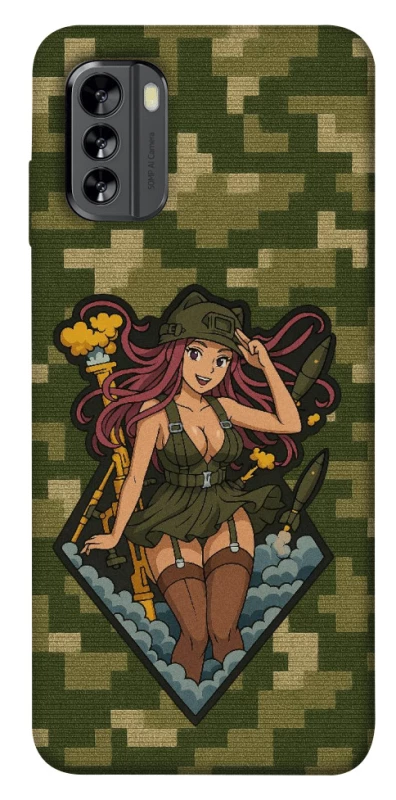 Чохол на Nokia G60 Military Waifu фото 1 з 1