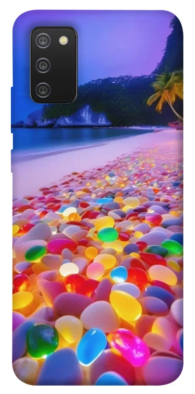 Чохол на Samsung Galaxy A02s Каміння світиться на березі фото 1 з 1