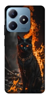 Чохол на Realme C63 Вогняний кіт фото 1 з 1