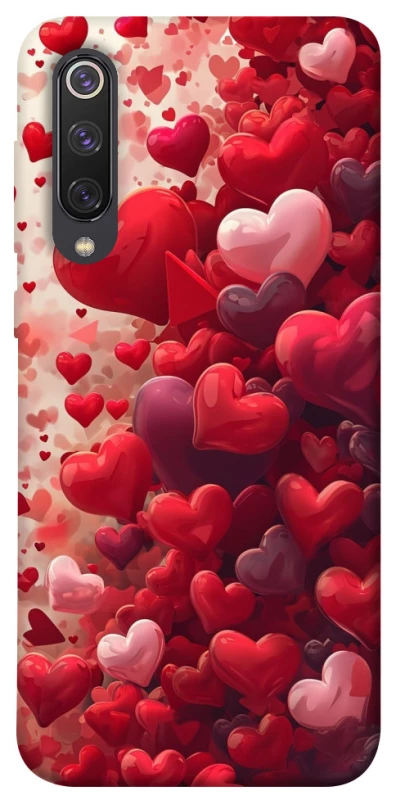 Чохол на Xiaomi Mi 9 SE Many hearts фото 1 з 1
