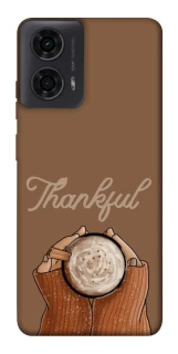 Чохол на Motorola Moto G04 Thankful coffee фото 1 з 1