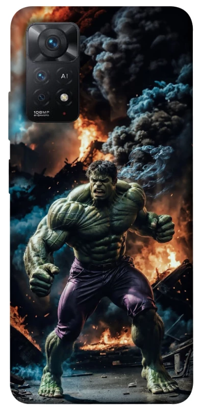 Чехол на Xiaomi Redmi Note 11 Pro 4G/5G Hulk v2 фото 1 из 1