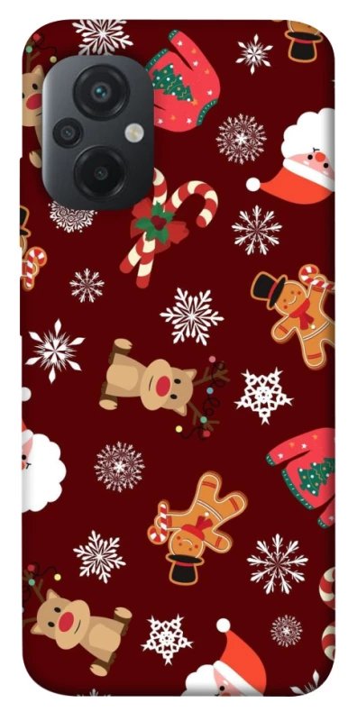 Чохол на Xiaomi Poco M5 Новорічний v6 фото 1 з 1