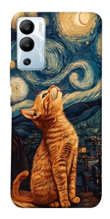 Чехол на Infinix Hot 12i van gogh cat фото 1 из 1