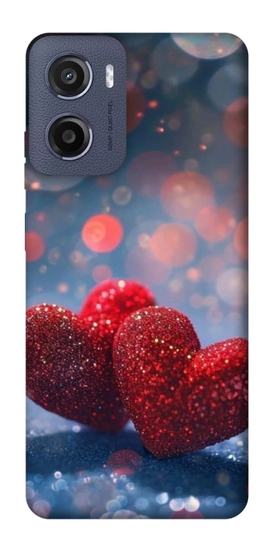 Чохол на Motorola Moto G05 Red hearts фото 1 з 1
