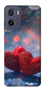 Чехол на Motorola Moto G05 Red hearts фото 1 из 1