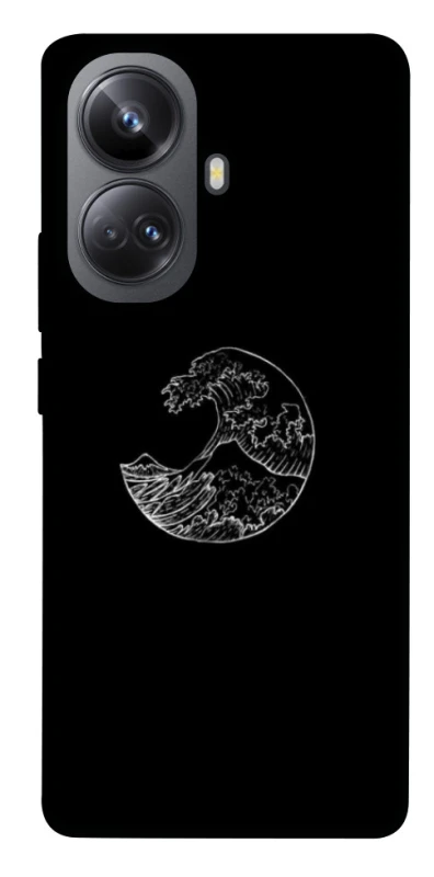 Чохол на Realme 10 Pro+ Black tsunami фото 1 Чохол на Realme 10 Pro+ Black tsunami фото 1 з 1