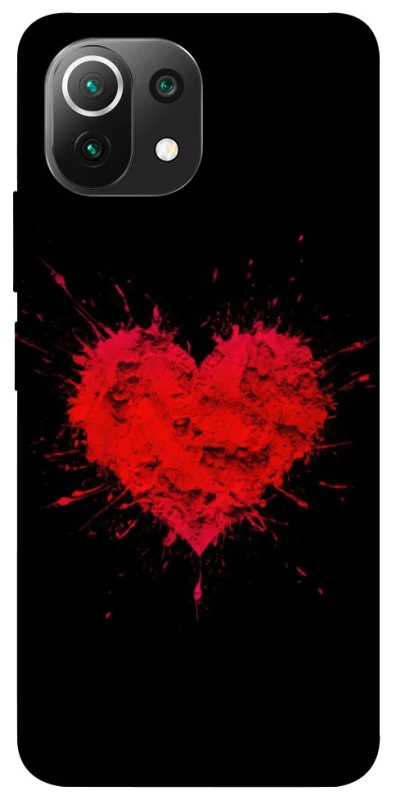Чохол на Xiaomi Mi 11 Lite Splash heart фото 1 з 1