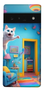 Чохол на Google Pixel 6 Pro crazy cat фото 1 з 1
