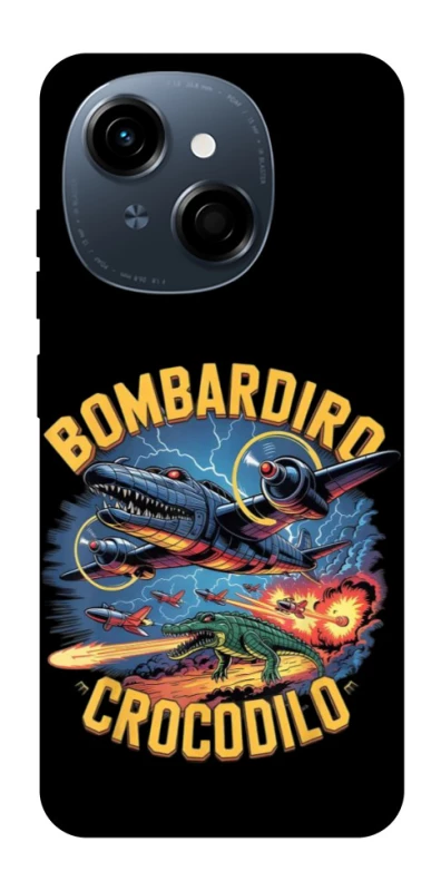 Чохол на TECNO Spark Go 1 Bombardino Crocodilo v2 фото 1 з 1