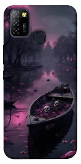 Чохол на Infinix Hot 10 Lite Boat and flamingo фото 1 з 1