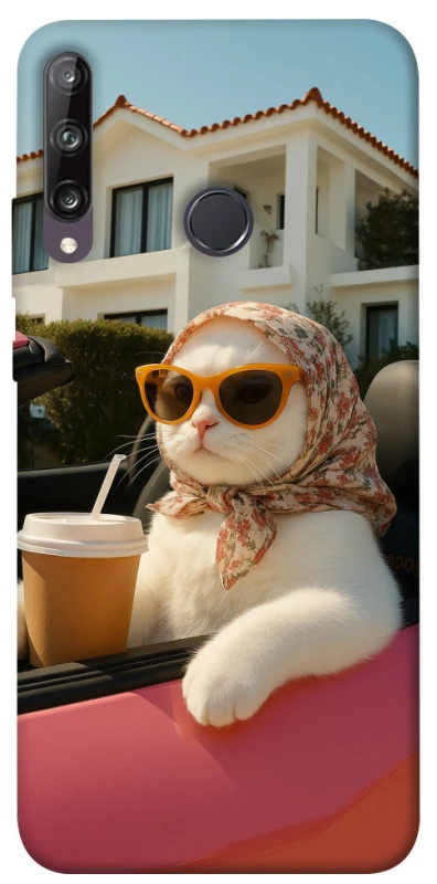 Чохол на Huawei P40 Lite E Stylish Cat Cruise фото 1 з 1