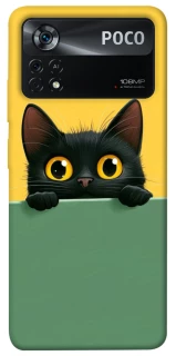 Чохол на Xiaomi Poco X4 Pro 5G Black cat v2 фото 1 з 1