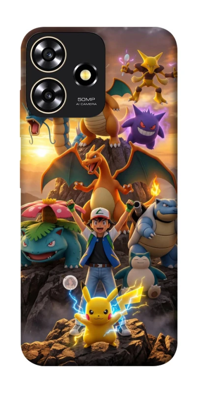 Чехол на ZTE Blade A73 4G Pokemon фото 1 из 1