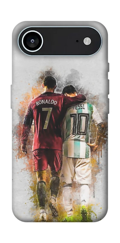 Чохол на Apple iPhone 17 Air (6.5") Ronaldo та Messi фото 1 з 1