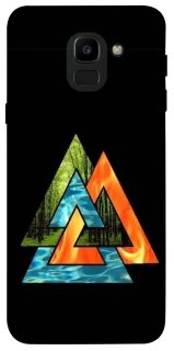 Чехол на Samsung J600F Galaxy J6 (2018) Валькнут v4 фото 1 из 1