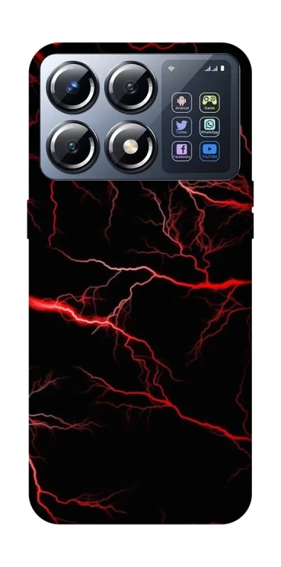 Чехол на Xiaomi POCO X8 Pro Красная молния фото 1 из 1