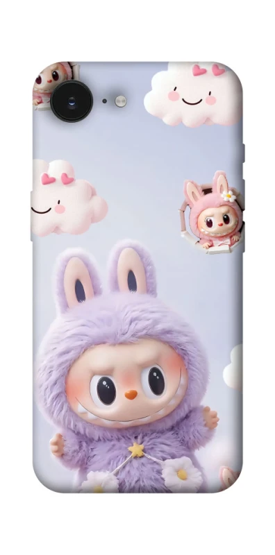 Чехол на Apple iPhone 16e (6.1") Labubu & clouds фото 1 из 1