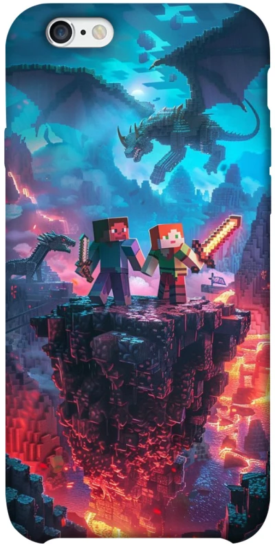 Чохол на Apple iPhone 6/6s plus (5.5") Minecraft v3 фото 1 з 1