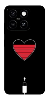 Чехол на ZTE Blade A55 4G Charge your heart фото 1 из 1