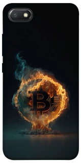 Чохол на Xiaomi Redmi 6A Fire Bitcoin фото 1 з 1