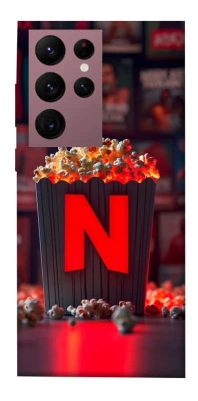 Чохол на Samsung Galaxy S22 Ultra Netflix and popcorn фото 1 з 1