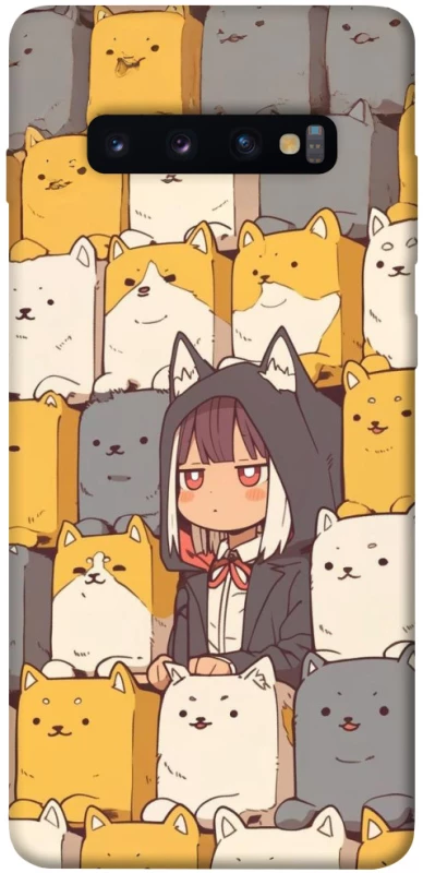 Чехол на Samsung Galaxy S10+ Like a cat фото 1 из 1