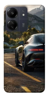 Чехол на Xiaomi Poco C65 Car in the mountains фото 1 из 1