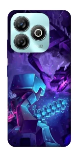 Чехол на ZTE Blade A75 4G Minecraft dragon фото 1 из 1