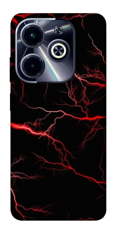 Чехол на Infinix Hot 40i Красная молния фото 1 из 1
