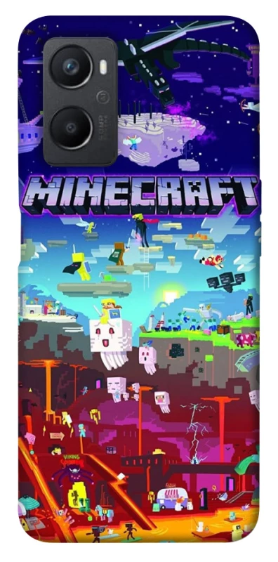 Чохол на Oppo A96 Minecraft world фото 1 з 1