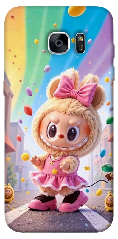 Чохол на Samsung G935F Galaxy S7 Edge Labubu rainbow фото 1 з 1