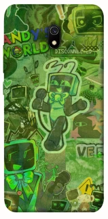 Чохол на Xiaomi Redmi 8a Dandysworld tv green theme фото 1 з 1