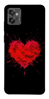 Чохол на Motorola Moto G32 Splash heart фото 1 з 1