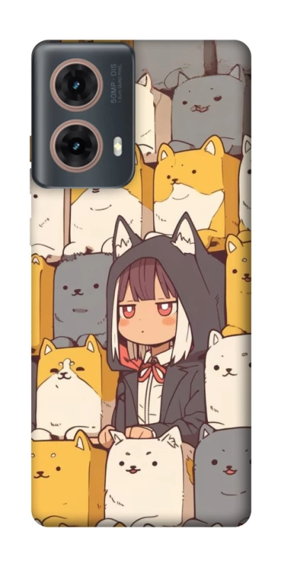 Чохол на Motorola Moto G85 Like a cat фото 1 з 1