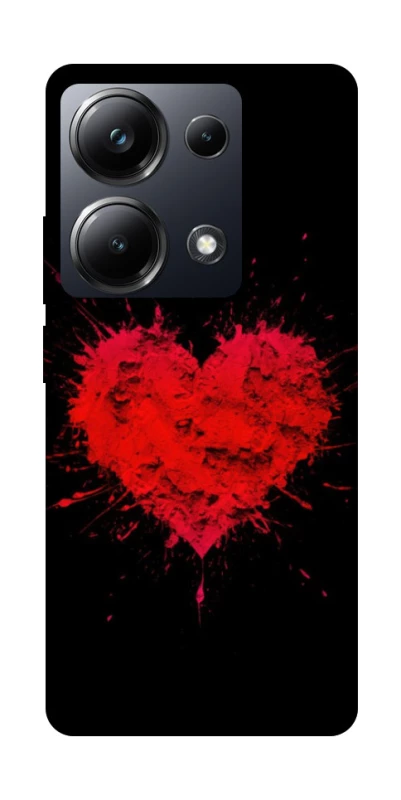 Чохол на Xiaomi Poco M6 Pro 4G Splash heart фото 1 з 1