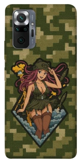 Чохол на Xiaomi Redmi Note 10 Pro Military Waifu фото 1 з 1