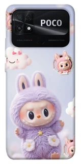 Чехол на Xiaomi Poco C40 Labubu & clouds фото 1 из 1