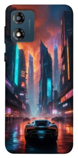 Чехол на Motorola Moto E13 Cyber city фото 1 из 1