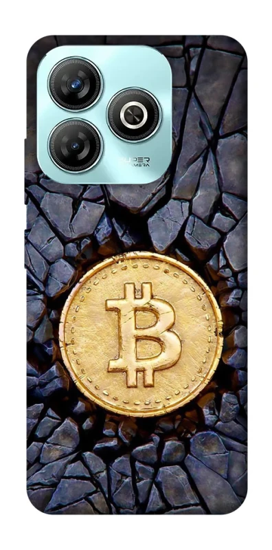 Чохол на ZTE Blade A75 4G Bitcoin cracks фото 1 з 1