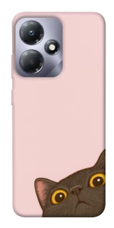 Чехол на Infinix Hot 30 Play Peeping cat фото 1 из 1