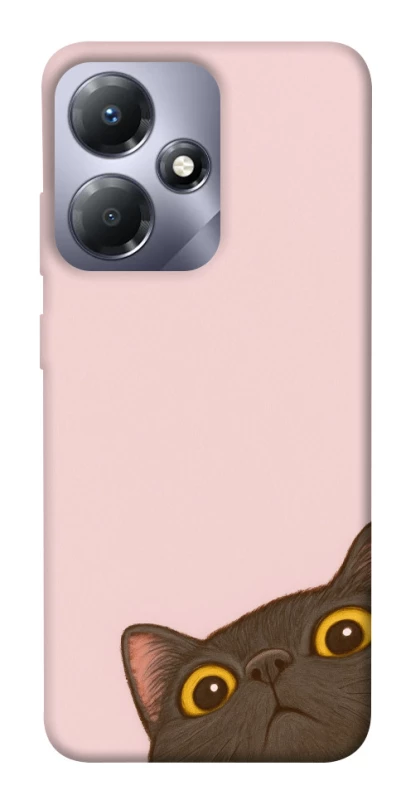Чехол на Infinix Hot 30i Peeping cat фото 1 из 1