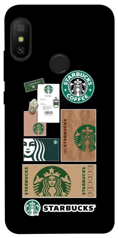 Чохол на Xiaomi Mi A2 Lite / Xiaomi Redmi 6 Pro Starbucks coffee фото 1 з 1